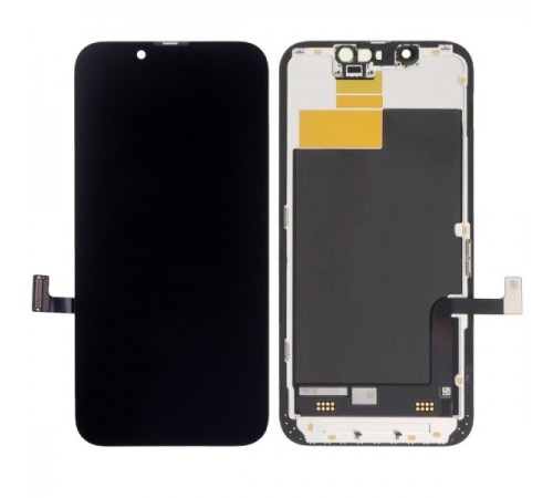 Дисплей для iPhone 13 mini, черный, с рамкой, Original (PRC) (переклеено стекло)