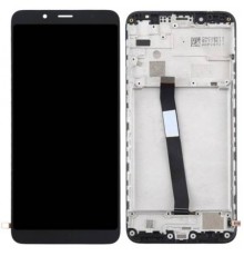 Дисплей для Xiaomi Redmi 7A, чорний, з рамкою, Original (PRC), MZB7995IN, M1903C3EG, M1903C3EH, M1903C3EI