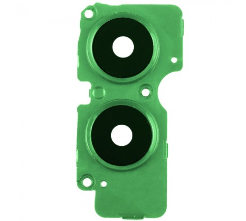 Скло камери для Samsung A055 Galaxy A05, зелене, з рамкою