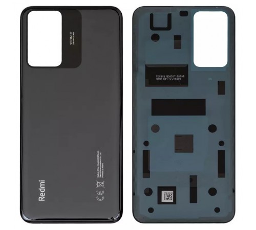 Задняя панель корпуса для Xiaomi Redmi Note 12S, черная (Onyx Black)