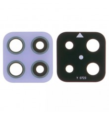 Стекло камеры для Samsung A225 Galaxy A22, фиолетовое, без рамки