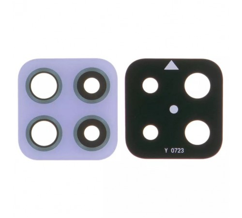 Скло камери для Samsung A225 Galaxy A22, фіолетове, без рамки