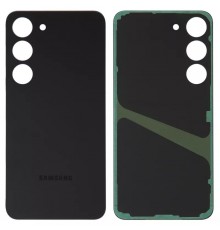 Задня панель корпусу для Samsung S911 Galaxy S23, чорна (Phantom Black)