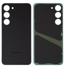 Задняя панель корпуса для Samsung S911 Galaxy S23, черная (Phantom Black)