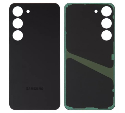 Задняя панель корпуса для Samsung S911 Galaxy S23, черная (Phantom Black)