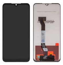 Дисплей для Xiaomi Redmi Note 8T, чорний, з широким обідком, без логотипу, без рамки, Copy, M1908C3XG
