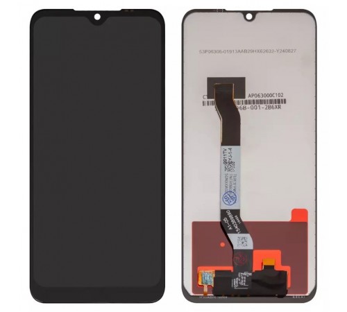 Дисплей для Xiaomi Redmi Note 8T, чорний, з широким обідком, без логотипу, без рамки, Copy, M1908C3XG