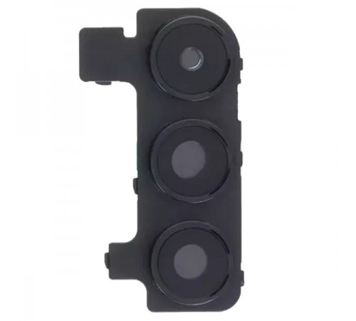 Скло камери для Samsung A155 Galaxy A15, A156 Galaxy A15 5G, чорне, з рамкою