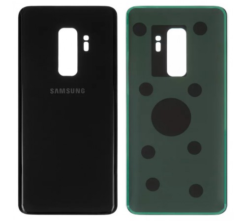 Задняя панель корпуса для Samsung G965F Galaxy S9 Plus, черная (Midnight Black), Original (PRC)