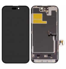 Дисплей для iPhone 14 Pro, черный, с рамкой, High Copy без микросхемы, (OLED) DD-OLED