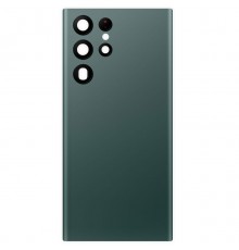 Задняя панель корпуса для Samsung S908B Galaxy S22 Ultra 5G, зеленая + стекло камеры