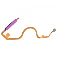 Шлейф для Tecno Camon 18 (CH6n), Camon 18T, сканера отпечатка пальца (Touch ID), фиолетовый (Iris Purple), Original (PRC)