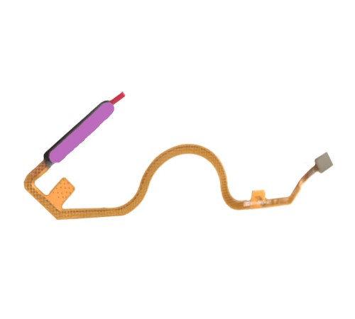 Шлейф для Tecno Camon 18 (CH6n), Camon 18T, сканера відбитка пальця (Touch ID), фіолетовий (Iris Purple), Original (PRC)