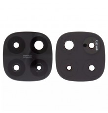 Стекло камеры для Xiaomi Redmi Note 14 Pro Plus 5G, черное, без рамки