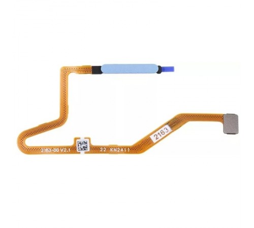 Шлейф для Xiaomi Poco X5 Pro, Redmi Note 12 Pro 5G, Redmi Note 12 Pro Plus, сканера відбитка пальця (Touch ID), синій, Original (PRC)