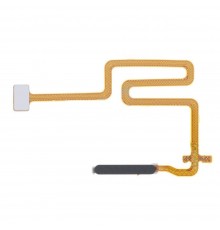 Шлейф для Oppo A76, сканера відбитка пальця (Touch ID), чорний (Glowing Black), Original (PRC)