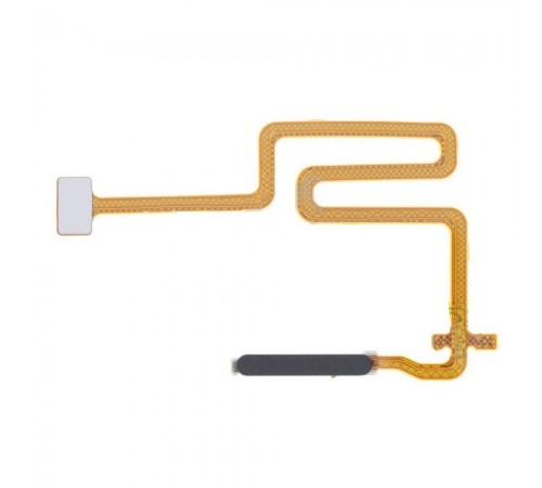 Шлейф для Oppo A76, сканера відбитка пальця (Touch ID), чорний (Glowing Black), Original (PRC)