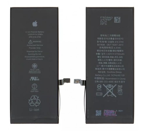 Акумулятор G-OCA Pro iPhone 6 Plus, Li-Polymer, 3,82 В, 3750 мАг, підвищена ємність, оригінальний IC, #616-0765