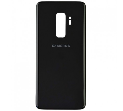 Задняя панель корпуса для Samsung G965F Galaxy S9 Plus, черная (Midnight Black), Copy, midnight black Задняя панель корпуса для Samsung G965F Galaxy S9 Plus, черная (Midnight Black), Copy, midnight black