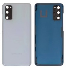 Задняя панель корпуса для Samsung G980 Galaxy S20, белая (Cloud White) + стекло камеры