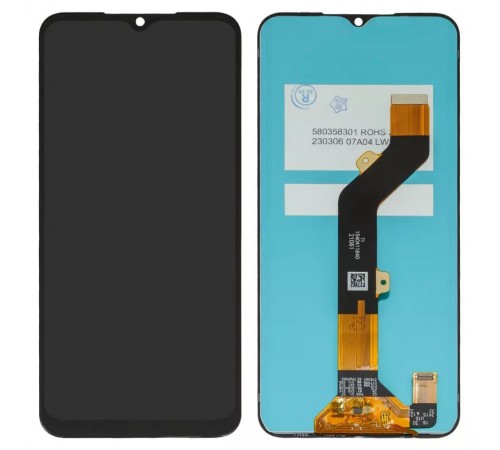 Дисплей для Tecno Spark 7 (KF6n), Spark 7 Go (KF6m); Infinix Hot 10i, Smart 5 Pro (PR652B), черный, без рамки, High Copy, FPC6504/TXDI650CBAPU-5V3H