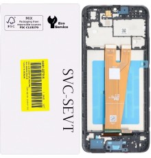 Дисплей для Samsung A045 Galaxy A04, чорний, з рамкою, Original