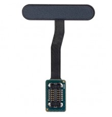 Шлейф для Samsung G970 Galaxy S10e, кнопки увімкнення, сканера відбитка пальця (Touch ID), сірий (Prism Black), Original (PRC)