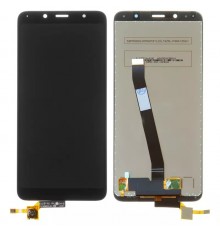 Дисплей для Xiaomi Redmi 7A, чорний, без логотипу, без рамки, Оригінал (переклеєне скло), MZB7995IN, M1903C3EG, M1903C3EH, M1903C3EI