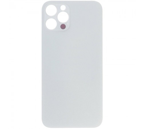 Задняя панель корпуса для iPhone 12 Pro, серебристая, белая, не нужно снимать стекло камеры, Original (PRC), big hole, silver