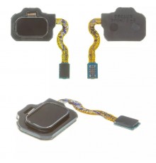 Шлейф для Samsung G950F Galaxy S8, G955F Galaxy S8 Plus, сканера відбитка пальця (Touch ID), чорний (Midnight Black), v 0.2, Original (PRC)