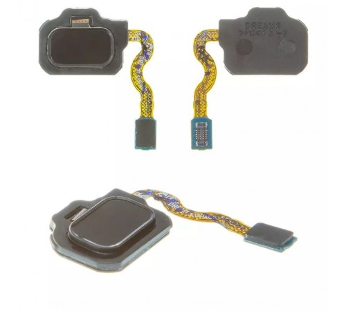 Шлейф для Samsung G950F Galaxy S8, G955F Galaxy S8 Plus, сканера відбитка пальця (Touch ID), чорний (Midnight Black), v 0.2, Original (PRC)