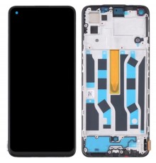 Дисплей для Oppo Reno 6, чорний, з рамкою, Original (PRC)
