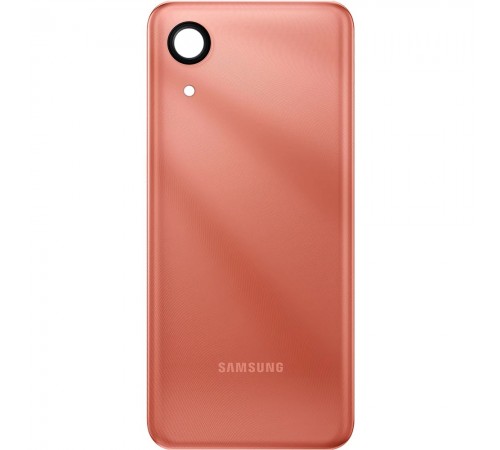 Задняя панель корпуса для Samsung A032 Galaxy A03 Core, бронзовая (Copper) + стекло камеры