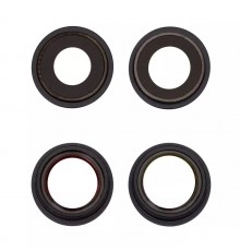 Стекло камеры для iPhone 13, 13 mini, черное, с рамкой, комплект 2 шт.