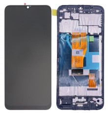 Дисплей для Realme C33, чорний, з рамкою, High Copy