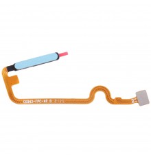 Шлейф для Infinix Note 11 Pro, сканера відбитка пальця (Touch ID), синій (Mist Blue), Original (PRC)