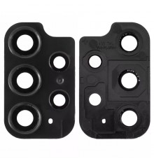 Стекло камеры для Samsung A736 Galaxy A73 5G, серое, с рамкой