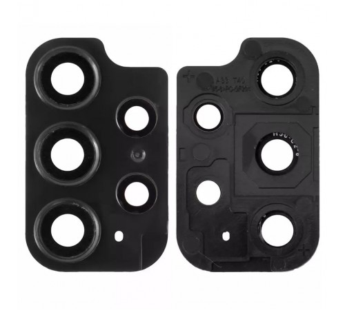 Стекло камеры для Samsung A736 Galaxy A73 5G, серое, с рамкой