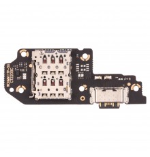 Шлейф для Xiaomi Poco X4 GT, Redmi Note 11T Pro, Redmi Note 11T Pro Plus, коннектора зарядки, микрофона, плата зарядки, Original (PRC)