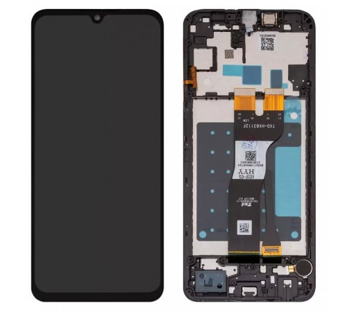 Дисплей для Samsung A057 Galaxy A05s, черный, с рамкой, (Box)