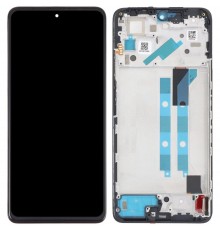 Дисплей для Xiaomi Redmi Note 12 Pro 4G, черный, с рамкой, Original (PRC) (переклеено стекло)