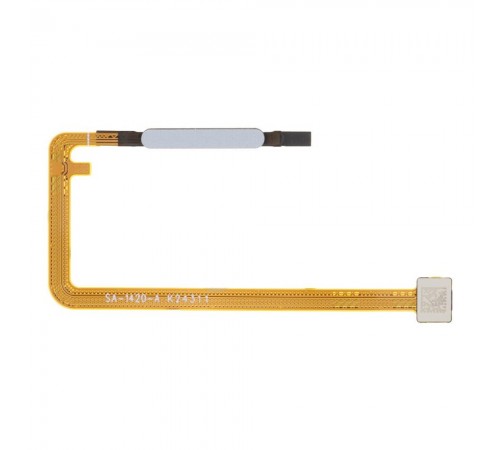 Шлейф для Samsung A065 Galaxy A06, сканера отпечатка пальца (Touch ID), белый, Original (PRC)