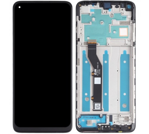 Дисплей для Motorola Moto G9 Plus XT2087, чорний, з рамкою, Original (PRC)