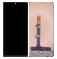 Дисплей для Tecno Pova 6 (LI7), черный, без рамки, Copy (TFT)
