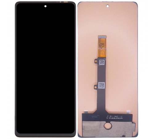 Дисплей для Tecno Pova 6 (LI7), черный, без рамки, Copy (TFT)