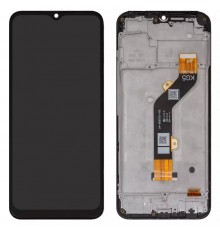 Дисплей для Tecno Spark Go (2022), черный, с рамкой, High Copy KG5m