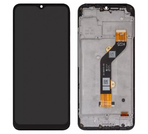 Дисплей для Tecno Spark Go (2022), чорний, з рамкою, High Copy KG5m