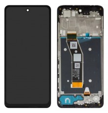 Дисплей для Motorola Moto G24, Moto G24 Power, черный, с рамкой, Original (PRC), XT2423-1, XT2421-2, XT2421-3