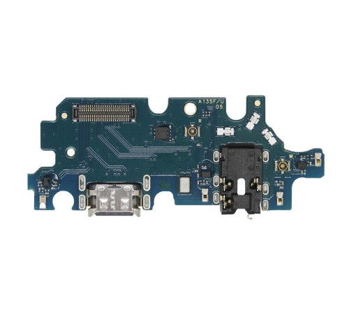 Шлейф для Samsung A135 Galaxy A13, коннектора зарядки, коннектора наушников, микрофона, плата зарядки, Original (PRC)