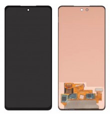 Дисплей для Samsung A536 Galaxy A53 5G, черный, на версии Android 14 и выше работать не будет!, без рамки, High Copy original LCD size, (OLED)